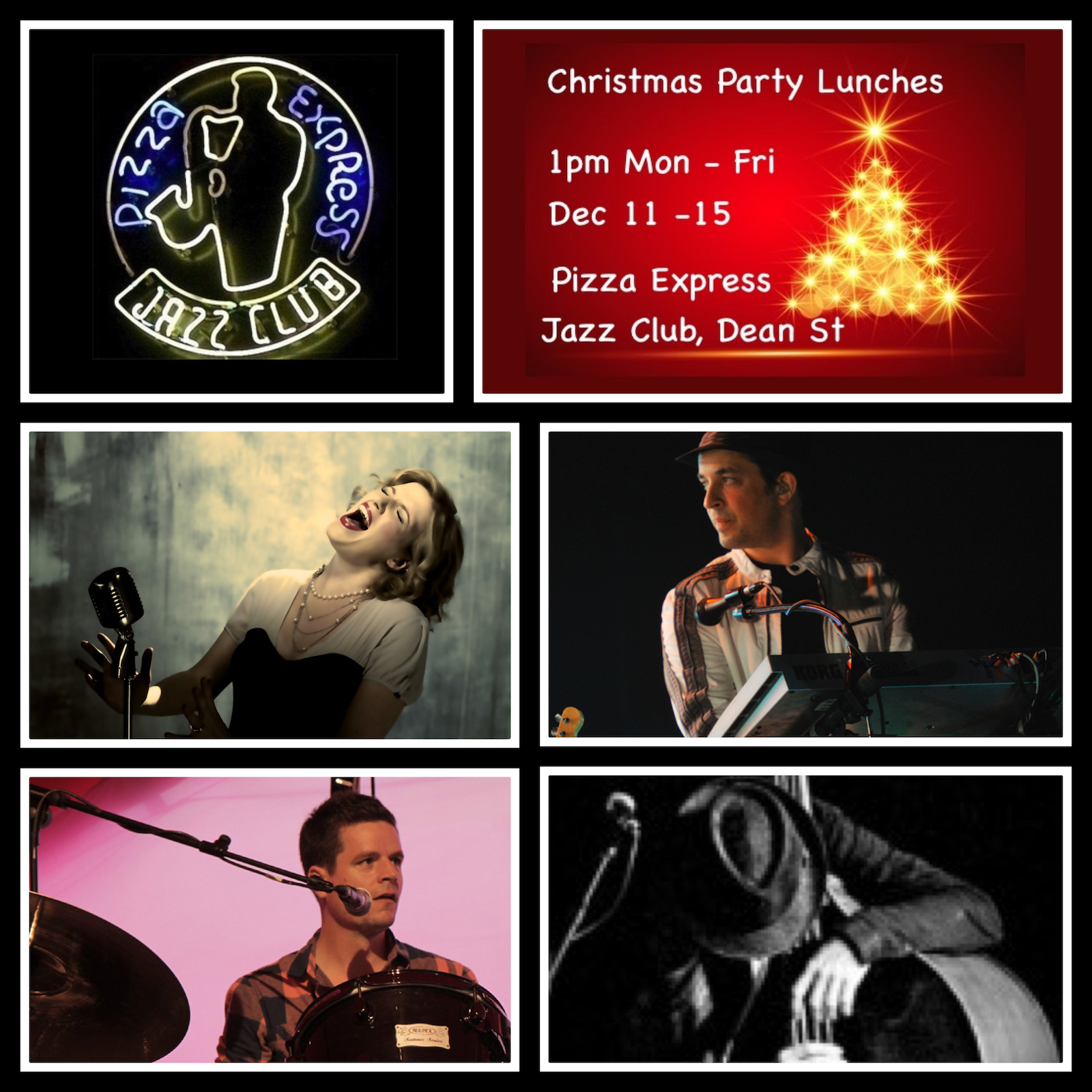 Christmas Party Jazz Lunches - Clare Teal, Jason Rebello, Simon Little & Ben Reynolds -  Tue 12  Dec
